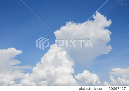 blue sky vivid and big cloud beautiful blue sky vivid and big cloud beautiful 30867417
