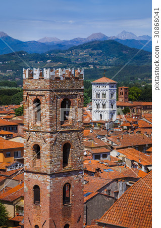 Panorama of Lucca Italia Panorama of Lucca Italia 30868041