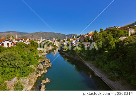 Old Bridge in Mostar - Bosnia and Herzegovina 30868314