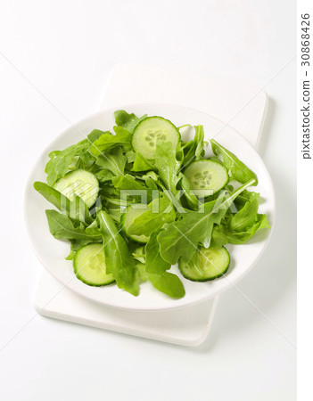 Rocket and cucumber salad Rocket and cucumber salad 30868426