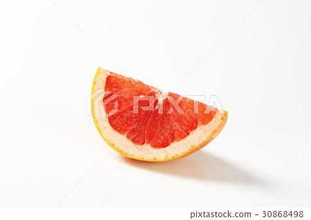 Red grapefruit wedge Red grapefruit wedge 30868498