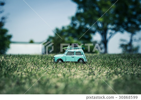 Car model and natural green 30868599