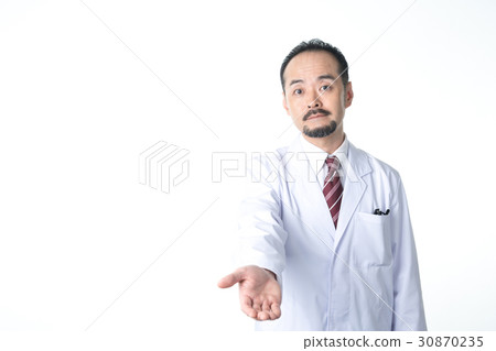 A white coat male A white coat male 30870235