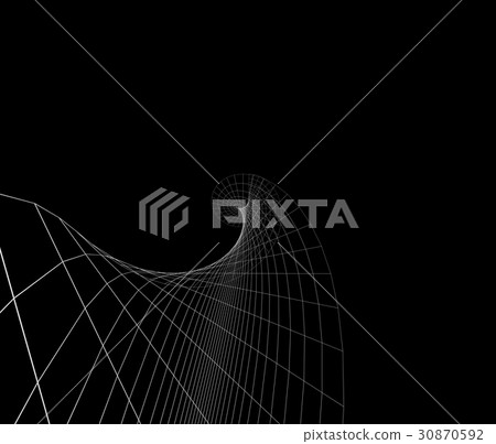Abstract wire frame - Stock Illustration [30870592] - PIXTA
