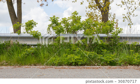 Abandoned road in the Netherlands 30870717