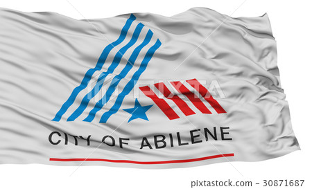 Isolated Abilene City Flag, USA Isolated Abilene City Flag, USA 30871687