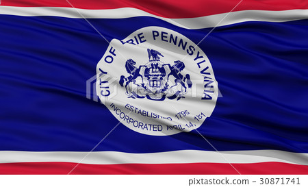 Closeup of Erie Flag Flag 30871741