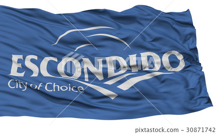 Isolated Escondido Flag City, USA Isolated Escondido Flag City, USA 30871742
