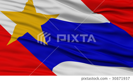 Closeup of Lafayette City Flag 30871937