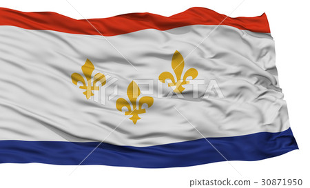 Isolated New Orleans City Flag, USA 30871950