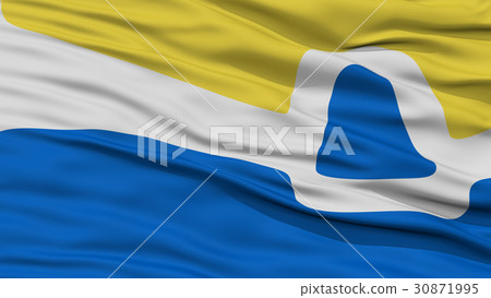 Closeup of San Luis Obispo City Flag 30871995