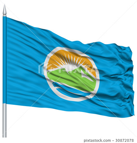 Provo City Flag on Flagpole, USA Provo City Flag on Flagpole, USA 30872078