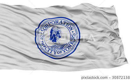 Isolated Yonkers City Flag, USA Isolated Yonkers City Flag, USA 30872138