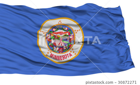 Isolated Minnesota Flag, USA state Isolated Minnesota Flag, USA state 30872271
