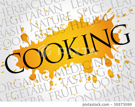COOKING word cloud collage COOKING word cloud collage 30873099