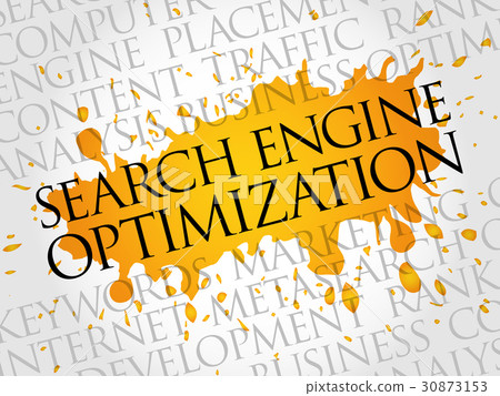 SEO (search engine optimization) word cloud SEO (search engine optimization) word cloud 30873153