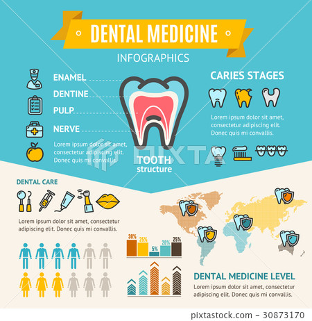 Dental Medicine Health Care Infographic Banner 30873170