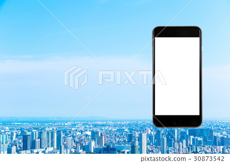 Smartphone Mobile phone Smartphone Urban landscape Tokyo real estate image 30873542