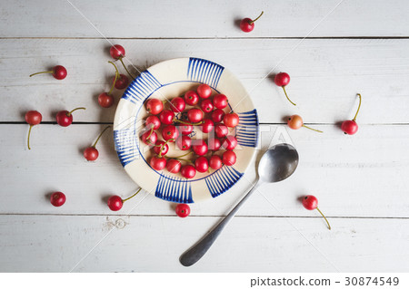 Panama berry fruits on the white wood Panama berry fruits on the white wood 30874549