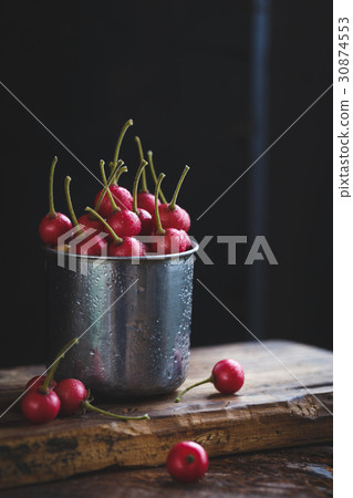 Panama berry fruits on the dark background 30874553