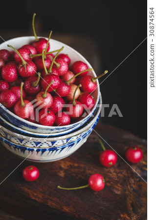 Panama berry fruits on the dark background 30874564