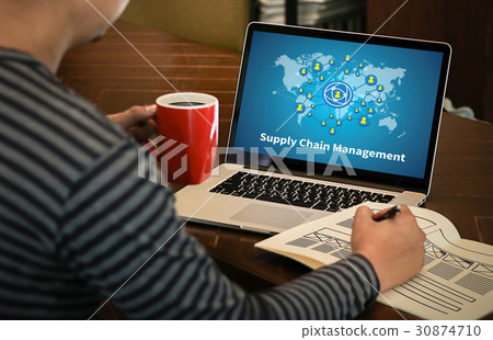 SCM Supply Chain Management concept Modern SCM Supply Chain Management concept Modern 30874710