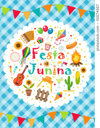 Festa Junina greeting card, invitation, poster 30874987
