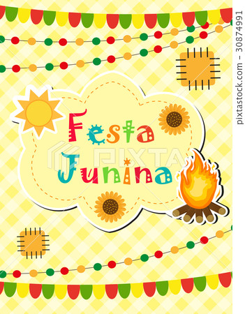 Festa Junina greeting card, invitation, poster Festa Junina greeting card, invitation, poster 30874991