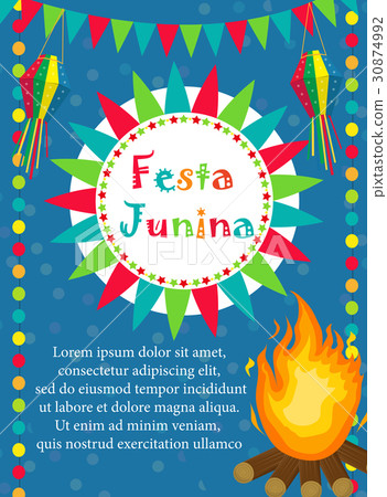 Festa Junina greeting card, invitation, poster Festa Junina greeting card, invitation, poster 30874992