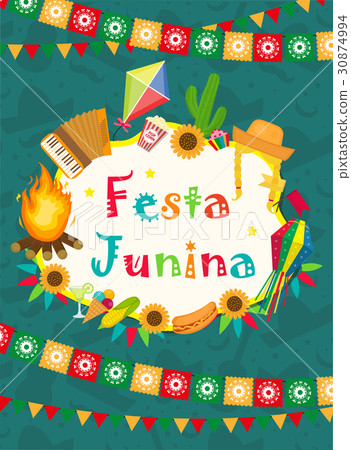 Festa Junina greeting card, invitation, poster 30874994