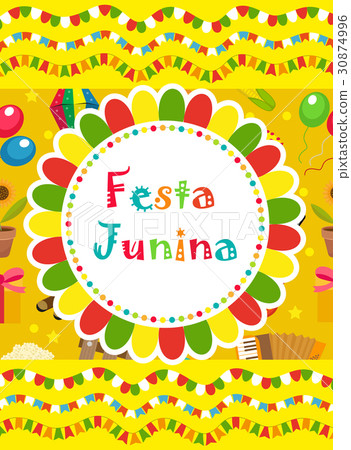 Festa Junina greeting card, invitation, poster Festa Junina greeting card, invitation, poster 30874996
