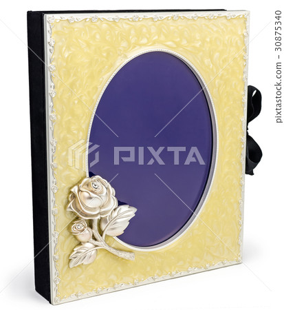 Beautiful rich photo album with frame Beautiful rich photo album with frame 30875340