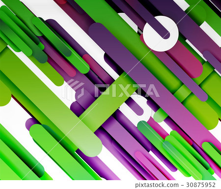 Cut 3d paper color straight lines abstract Cut 3d paper color straight lines abstract 30875952