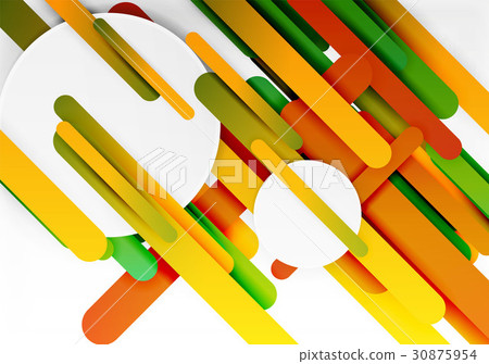 Cut 3d paper color straight lines abstract Cut 3d paper color straight lines abstract 30875954