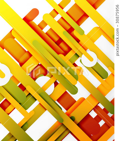Cut 3d paper color straight lines abstract Cut 3d paper color straight lines abstract 30875956