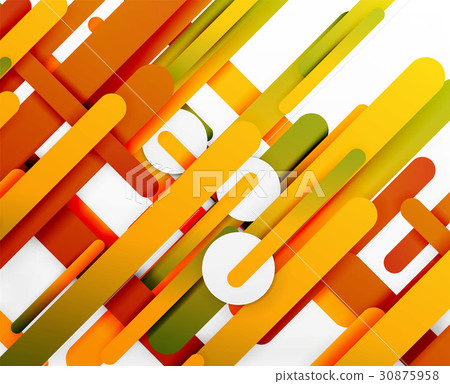 Cut 3d paper color straight lines abstract Cut 3d paper color straight lines abstract 30875958