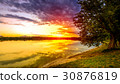 Sunset on the lake 30876819