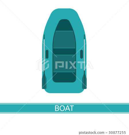 Inflatable Boat Icon 30877255