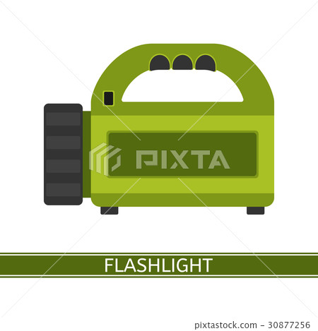 Flashlight icon vector 30877256