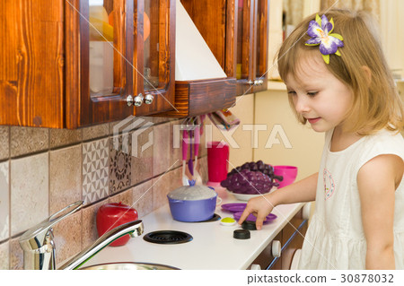 Active little preschool age child, cute toddler 30878032