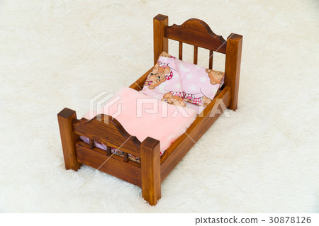 Handmade wooden miniature sofa for dollhouse Handmade wooden miniature sofa for dollhouse 30878126