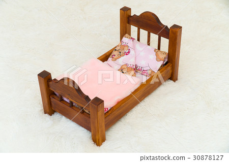 Handmade wooden miniature sofa for dollhouse Handmade wooden miniature sofa for dollhouse 30878127