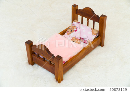 Handmade wooden miniature sofa for dollhouse Handmade wooden miniature sofa for dollhouse 30878129