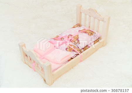 Handmade wooden miniature sofa for dollhouse Handmade wooden miniature sofa for dollhouse 30878137