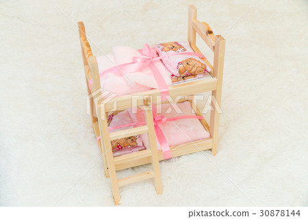 Handmade wooden miniature sofa for dollhouse Handmade wooden miniature sofa for dollhouse 30878144
