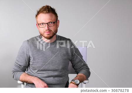 handsome bearded businessman 30878278