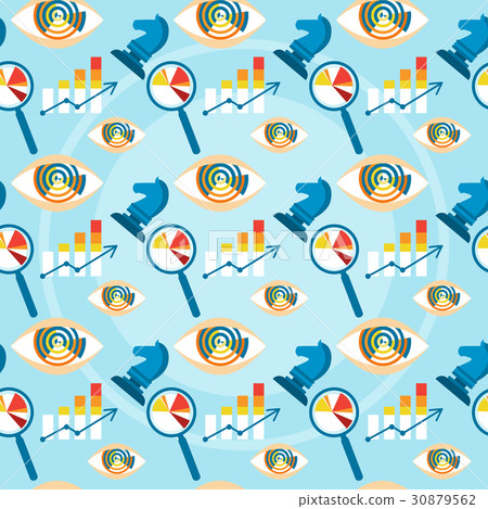 Financial Graph Statistic Store Seamless Pattern 30879562