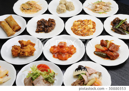 Chinese food small dish set 30880353