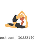 Yoga Pos (Pigeon of the Pigeon King) 30882150