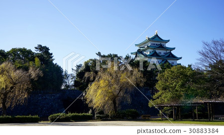 從Meijo公園看的名古屋城堡 30883384